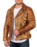 Reichstadt Herren Jacke LIMITED EDITION gold - RS001LUX - Echtleder XS