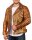 Reichstadt Herren Jacke LIMITED EDITION gold - RS001LUX - Echtleder M