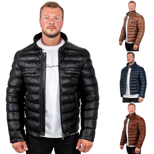 Herren Bomber Echtleder Jacke RS016