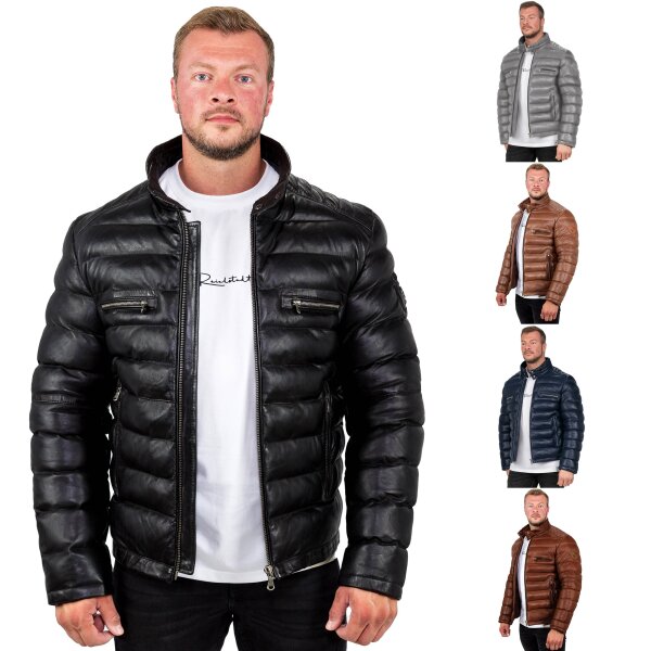 Reichstadt Herren Regular Fit Jacke Echtleder 19RS016