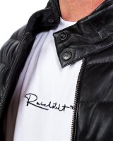 Reichstadt Herren Bomber Echtleder Jacke RS016 Black L