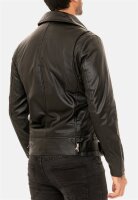 Herren Jacke RS018 LUX - Black -  Silver Zipper XL