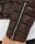 Reichstadt Herren Slim Fit Kunstleder Silver Zipper RS008PU Brown S