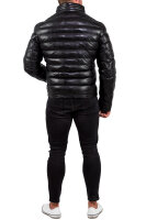 Herren Bomber Echtleder Jacke RS016 Black M