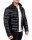 Regular Fit Jacke Herren Echtleder 19RS016 Black M