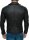Slim Fit Kunstleder Jacke Herren Silver ZipperRS001PU Black 6XL