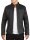 Reichstadt Herren Slim Fit Bikerjacke Silver Zipper 20RS20LUX