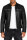 Reichstadt Herren Slim Fit Bikerjacke Silver Zipper 20RS20LUX Black S