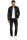 Reichstadt Herren Slim Fit Bikerjacke Silver Zipper 20RS20LUX Black XXL