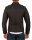 Reichstadt Herren Slim Fit Bikerjacke Silver Zipper 20RS20LUX Grey XXXL