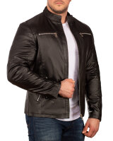 Slim Fit Jacke Herren  20RS25 Black XXXL