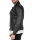 Slim Fit Echtlederjacke Herren Silver Zipper RS003LUX Black S