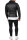 Slim Fit Echtlederjacke Herren Silver Zipper RS003LUX Black M