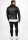 Slim Fit Echtlederjacke Herren Silver Zipper RS003LUX Black XXXL