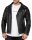 Herren Jacke RS006 LUX - Black - Silver Zipper XS
