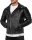 Herren Jacke RS006 LUX - Black - Silver Zipper XS