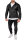Reichstadt Herren Slim Fit Lederjacke Silver Zipper  RS006LUX Black XS