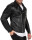 Herren Jacke RS006 LUX - Black - Silver Zipper XL