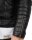 Slim Fit Echtlederjacke Herren Black Zipper RS008LUX Black XS