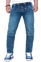 Reichstadt Kinder Slim Fit Jogging Jeans Stonewashed RS105 Blue (158)