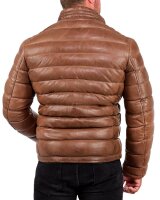 Regular Fit Jacke Herren Echtleder 19RS016 Brown XS