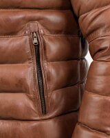 Regular Fit Jacke Herren Echtleder 19RS016 Brown XS