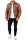 Herren Bomber Echtleder Jacke RS016 Brown M