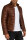 Reichstadt Herren Regular Fit Jacke Echtleder 19RS016 Brown M