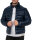 Herren Bomber Echtleder Jacke RS016 Navy S
