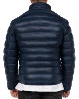 Regular Fit Jacke Herren Echtleder 19RS016 Navy L