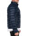 Herren Bomber Echtleder Jacke RS016 Navy L