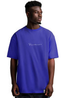 Oversized T-Shirt Herren Logoschriftzug 22RS033 Light Purple 5XL