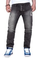 Slim Fit Jogging Jeans Kinder Stonewashed  RS105 Black (164)
