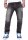 Slim Fit Jogging Jeans Kinder Stonewashed  RS105 Black (164)
