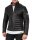 Slim Fit Echtlederjacke Herren Echtleder 22RS31LUX Black XS