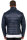 Slim Fit Echtlederjacke Herren Echtleder 22RS31LUX Navy M