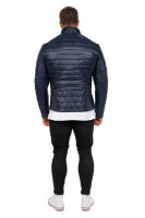Slim Fit Echtlederjacke Herren Echtleder 22RS31LUX Navy 3XL
