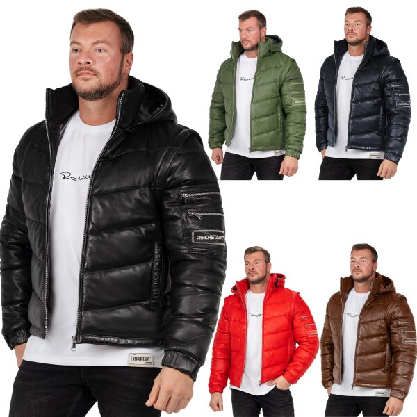 Reichstadt Herren Regular Fit Echtleder Echtleder 22RS032LUX