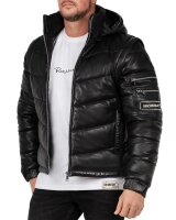 Regular Fit Jacke Herren Echtleder 22RS032LUX Black XS
