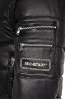Reichstadt Herren Regular Fit Echtleder Echtleder 22RS032LUX Black XS