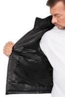 Reichstadt Herren Regular Fit Echtleder Echtleder 22RS032LUX Black XXL