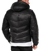 Regular Fit Jacke Herren Echtleder 22RS032LUX Black 3XL