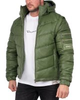 Regular Fit Jacke Herren Echtleder 22RS032LUX Khaki XL