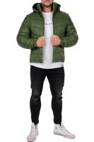 Regular Fit Jacke Herren Echtleder 22RS032LUX Khaki XXL
