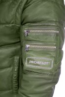 Regular Fit Jacke Herren Echtleder 22RS032LUX Khaki XXL