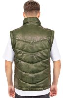 Regular Fit Jacke Herren Echtleder 22RS032LUX Khaki XXL