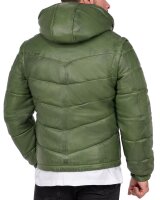 Reichstadt Herren Regular Fit Echtleder Echtleder 22RS032LUX Khaki 3XL