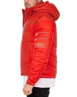 Regular Fit Jacke Herren Echtleder 22RS032LUX Red S