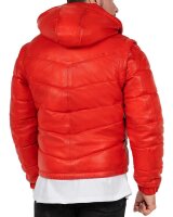 Regular Fit Jacke Herren Echtleder 22RS032LUX Red M