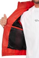 Regular Fit Jacke Herren Echtleder 22RS032LUX Red M